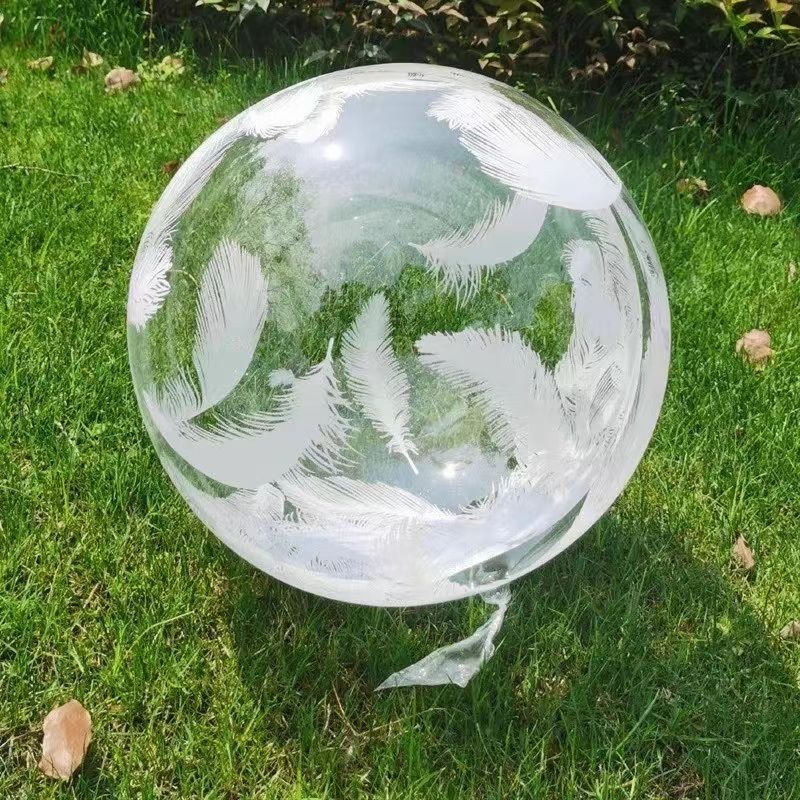 羽毛波波球/气球/印花气球细节图