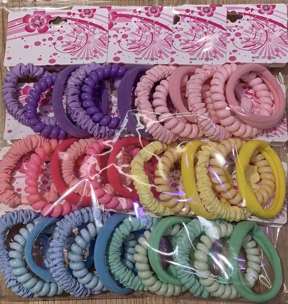 气质女士秋冬款头绳发圈发夹套装 肥肠头绳时尚潮流发饰品
