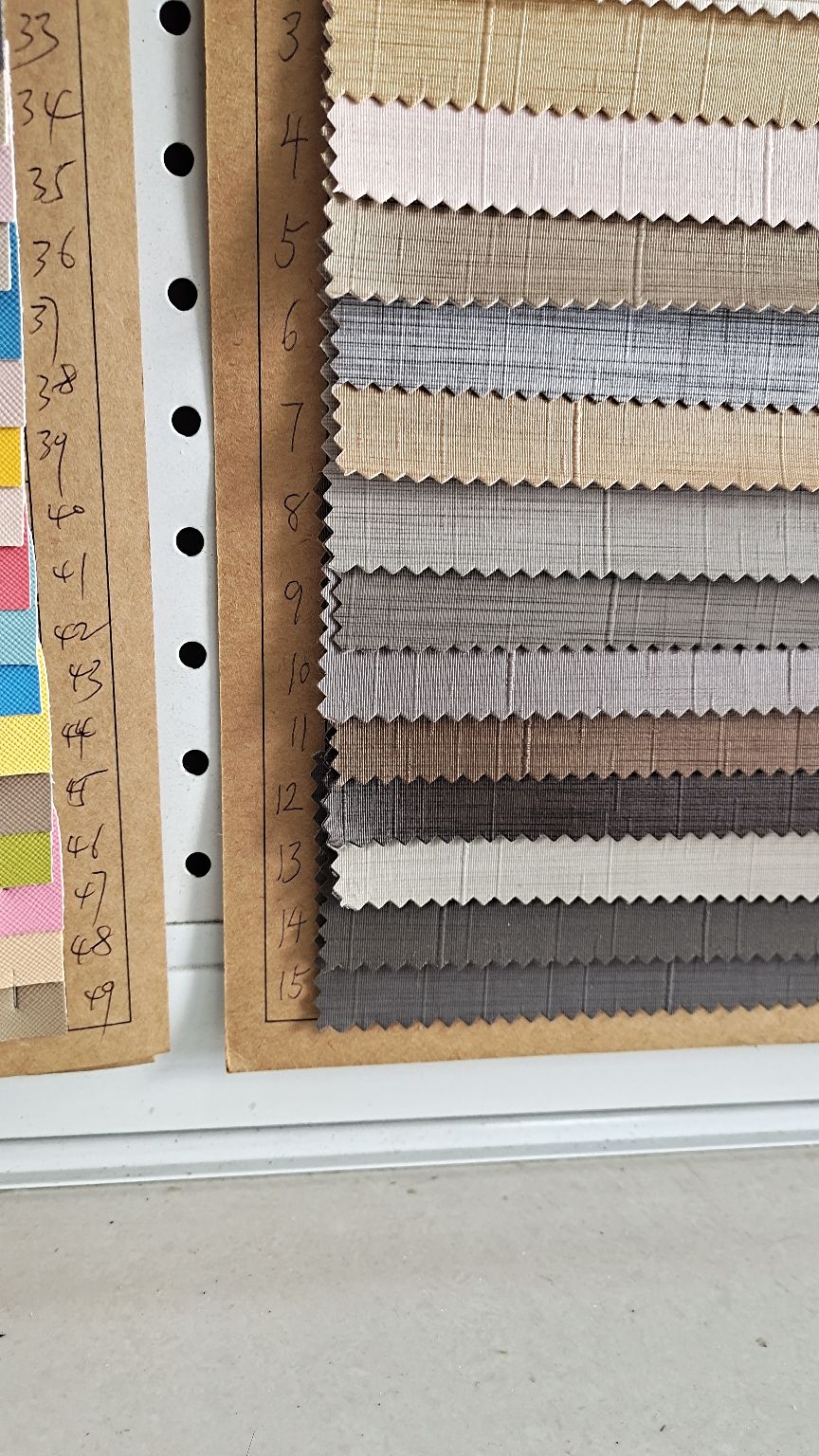 pvc leather is easy to embroider detail image 3