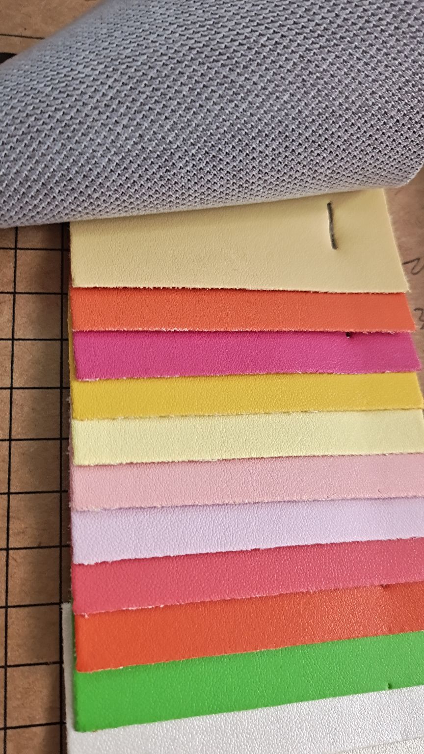 pvc leather, Korean Napa textured leather details Picture