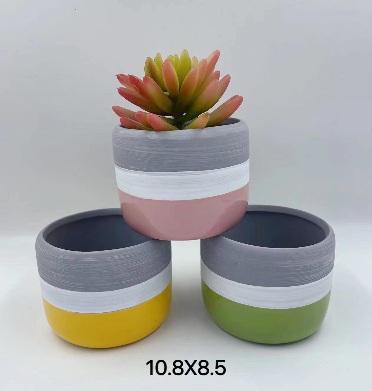 Ceramic painted flower POTS details Picture