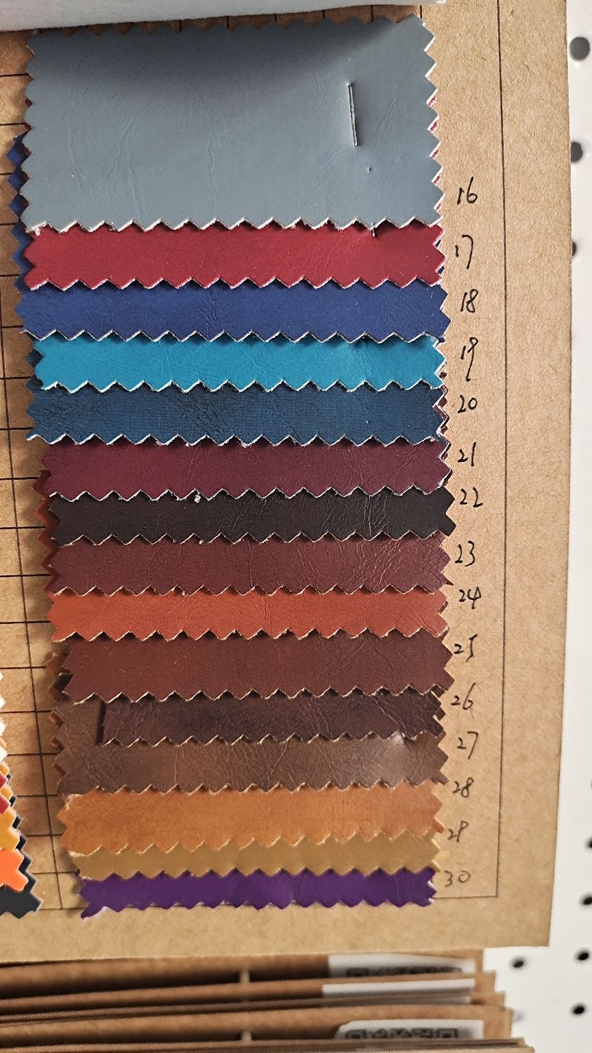 pvc leather, retro oil leather detail image 4