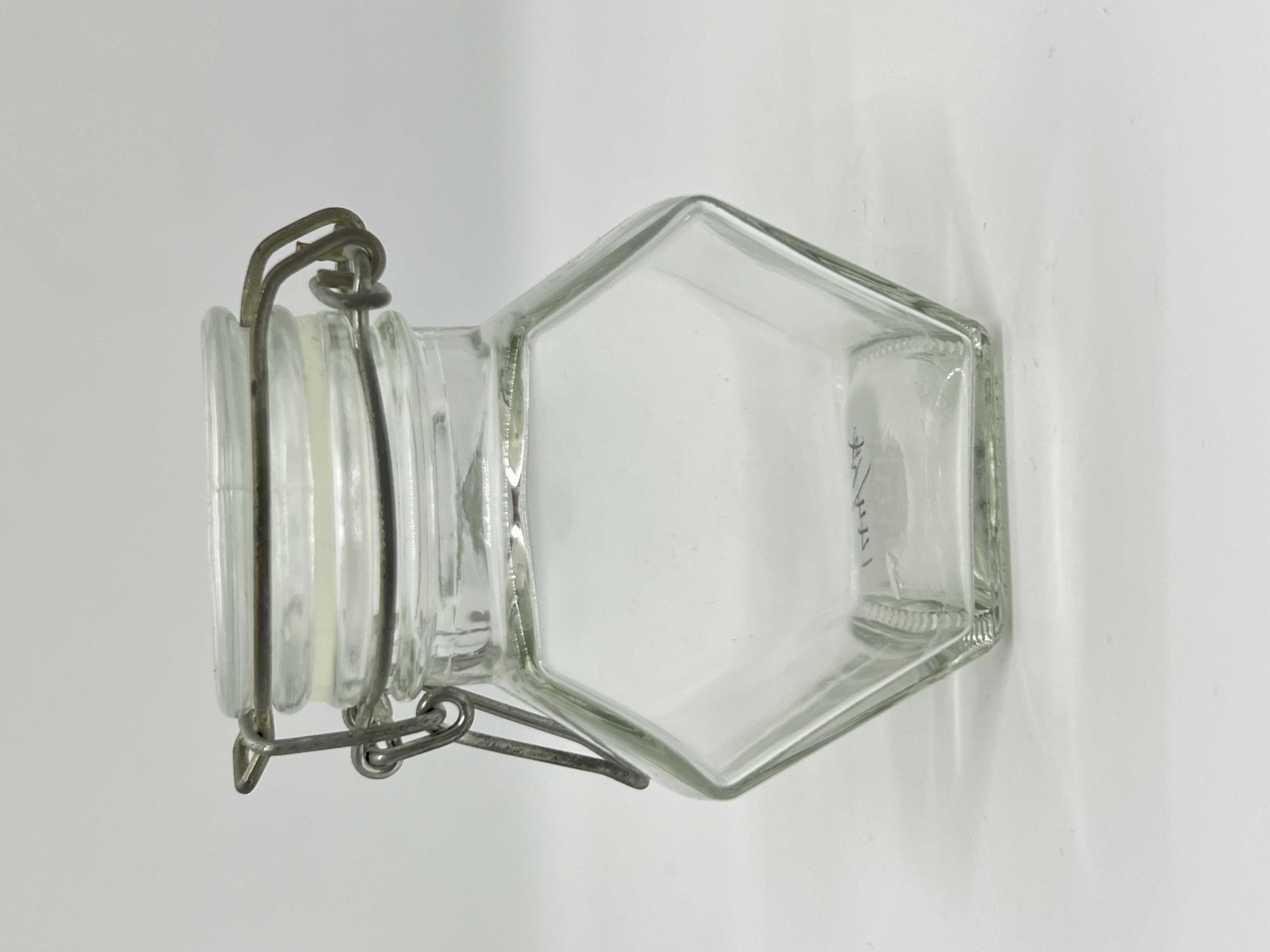 六角玻璃瓶茶叶密封储物罐糖果收纳