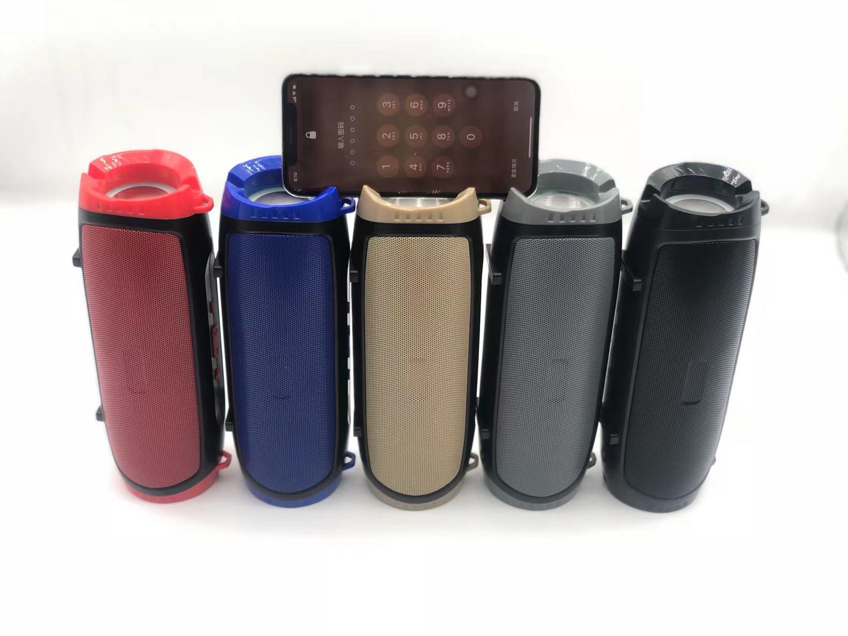 Wireless Bluetooth speaker, Bluetooth speaker, portable speaker, card slot speaker, mobile phone stand speaker