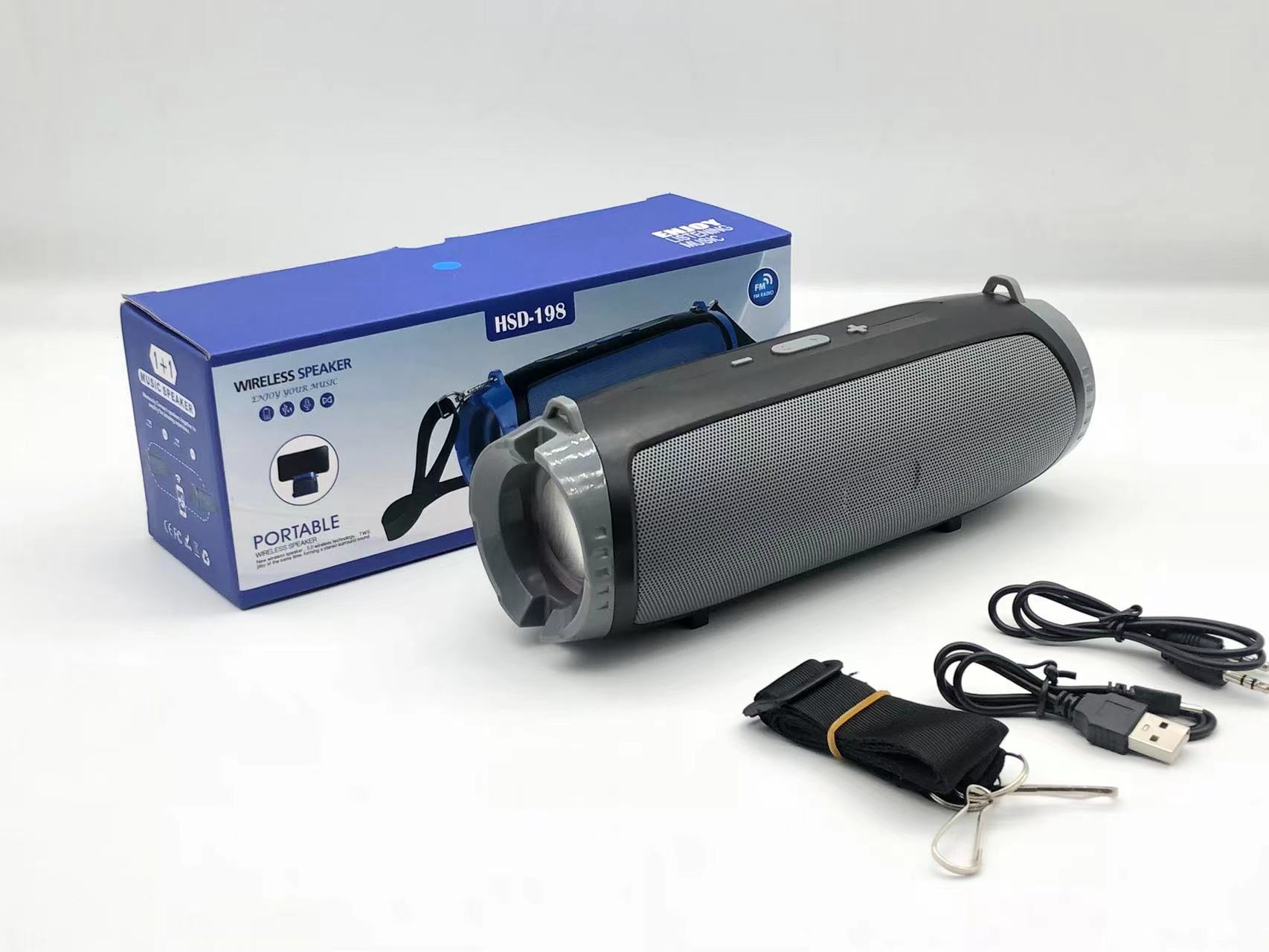 Wireless Bluetooth speaker, Bluetooth speaker, portable speaker, card slot speaker, mobile phone stand speaker details Picture