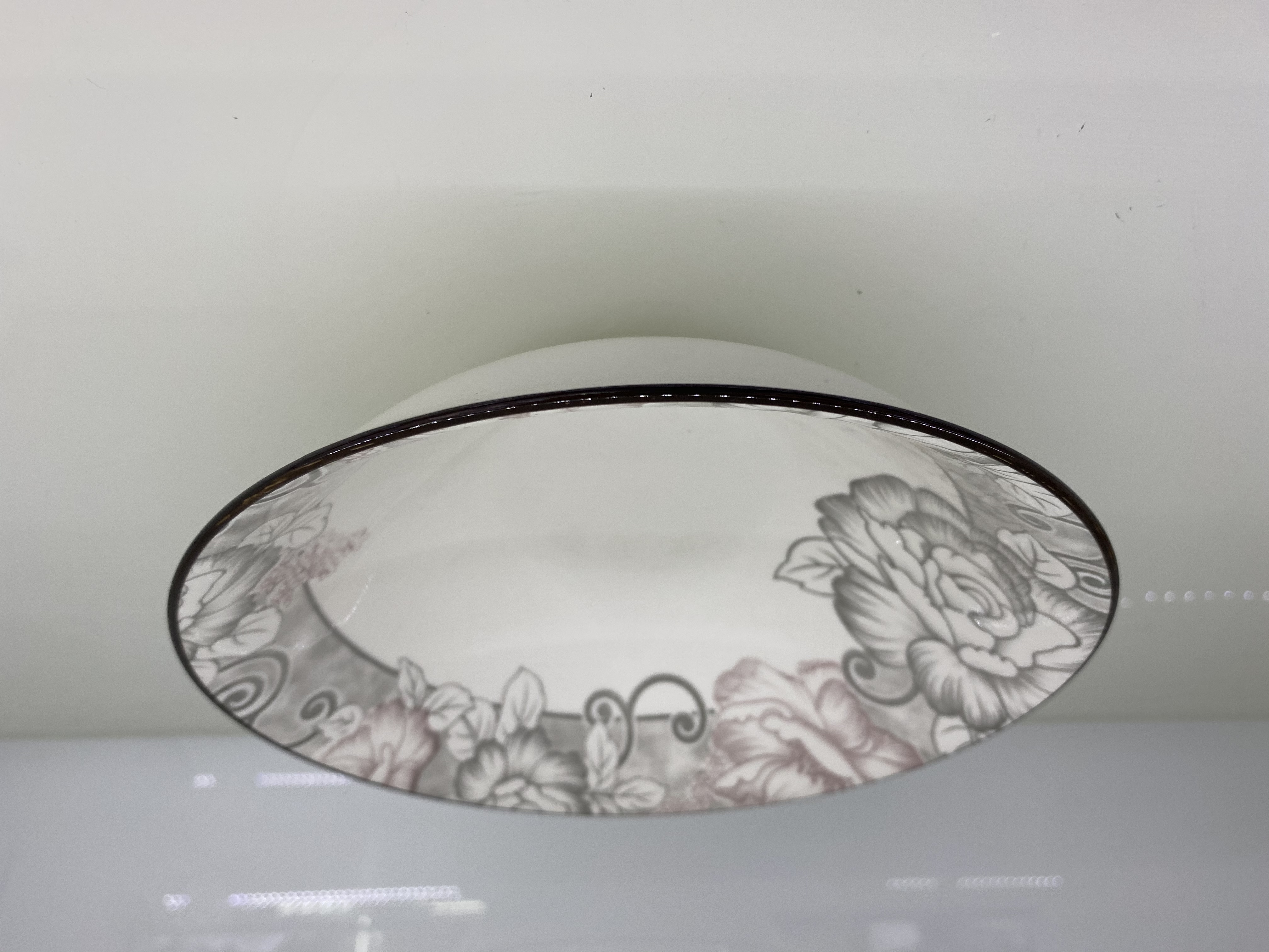 Each 7-inch auspicious peony soup plate consists of 60 pieces and is priced at 2.5 yuan detail image 1