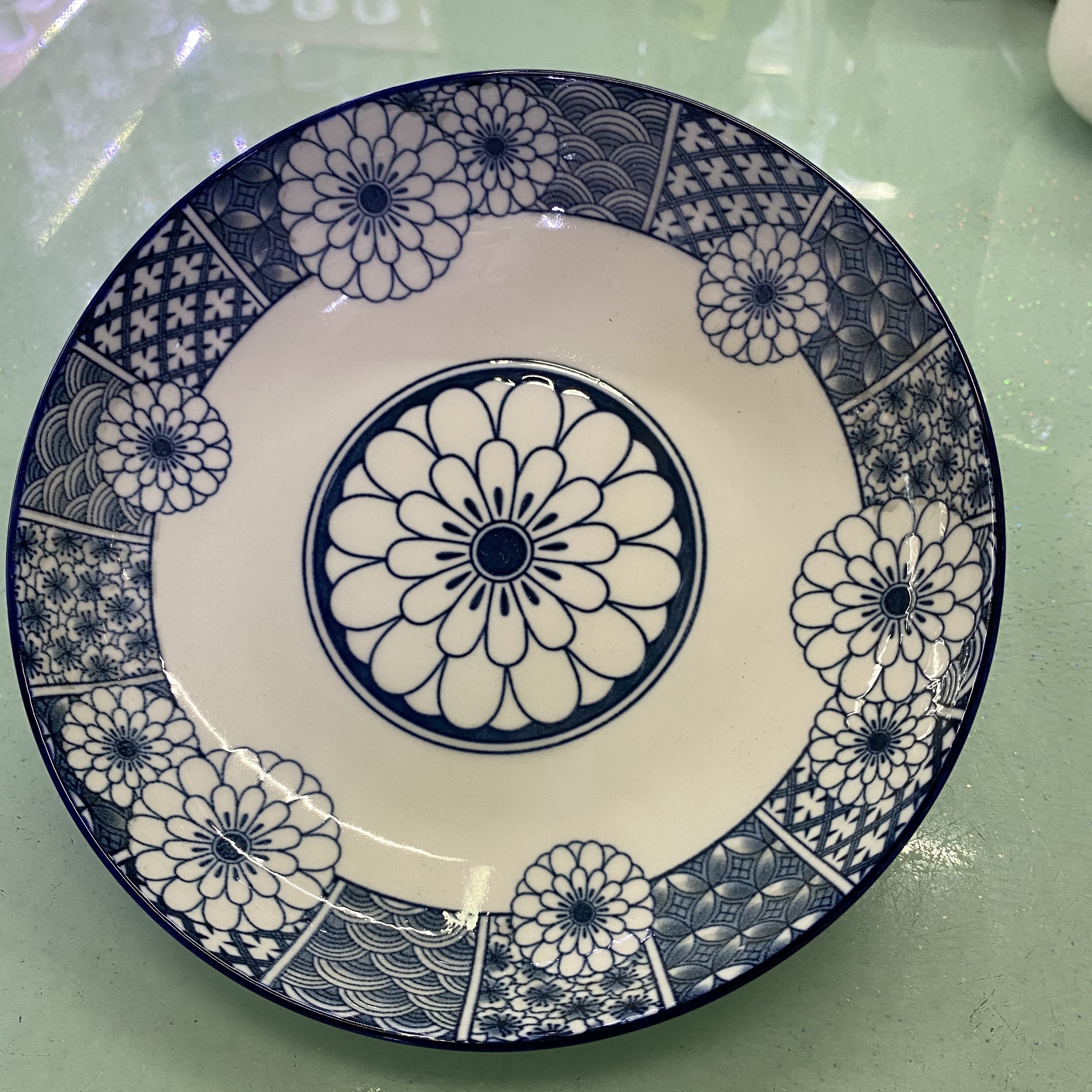 8-inch Blue Melody rice plate, 60 pieces each
