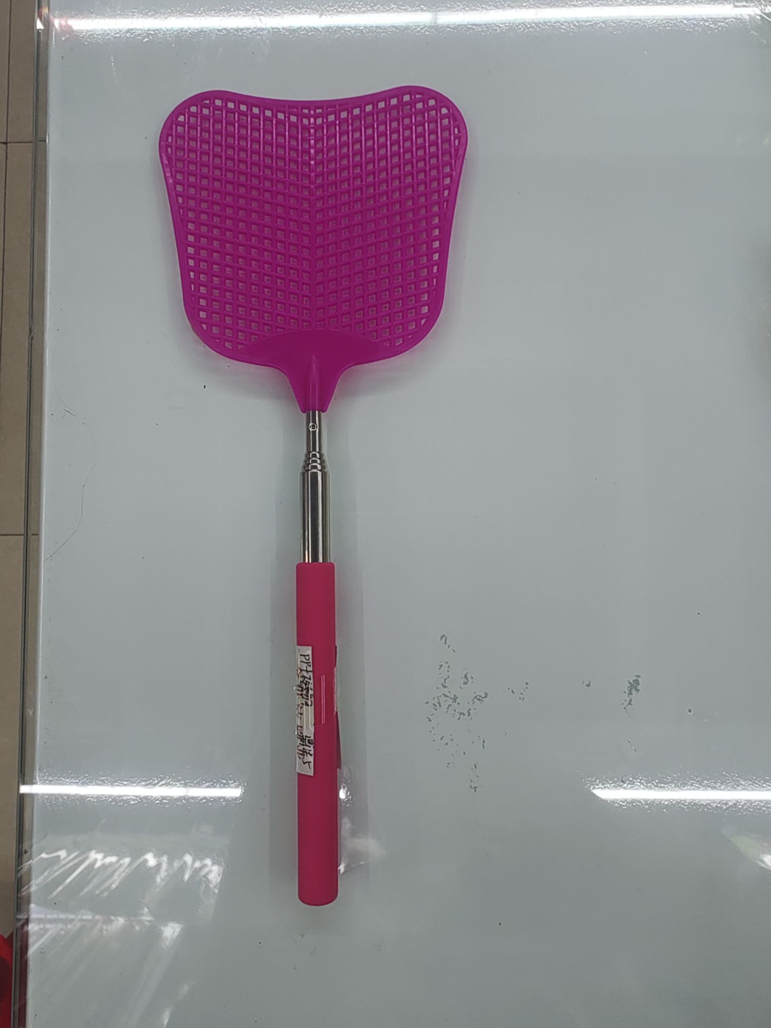 伸缩杆苍蝇拍细节图