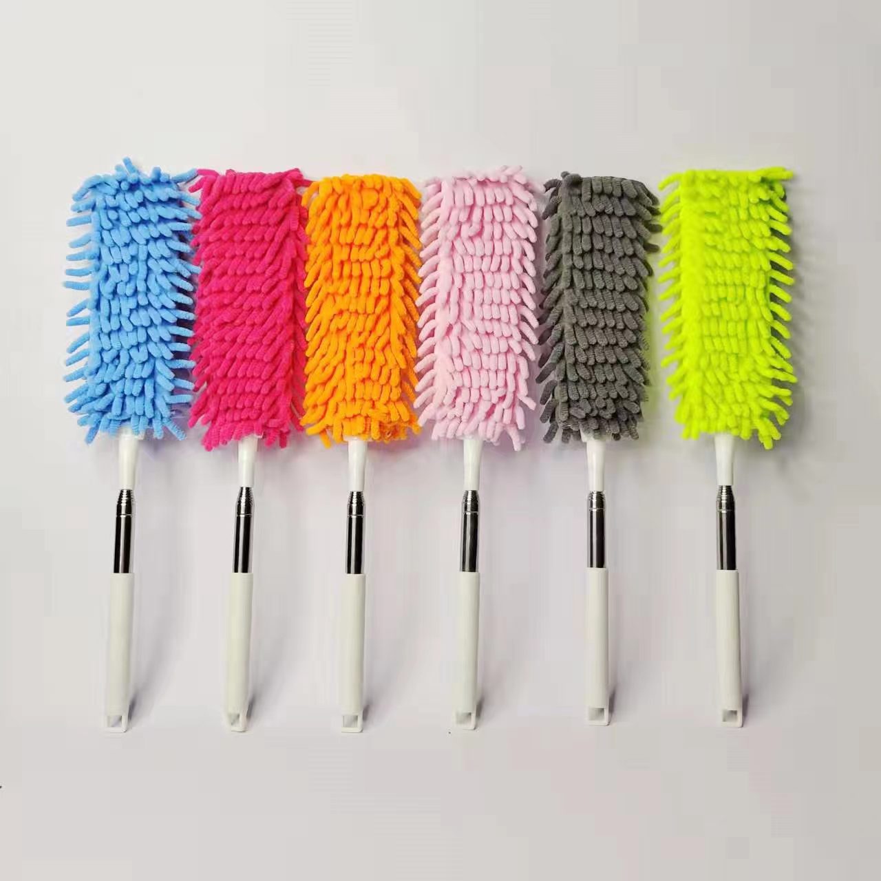 JSJ-010 Mini telescopic rod Chenille dust Brush, gap brush, manufacturer Application Scenario