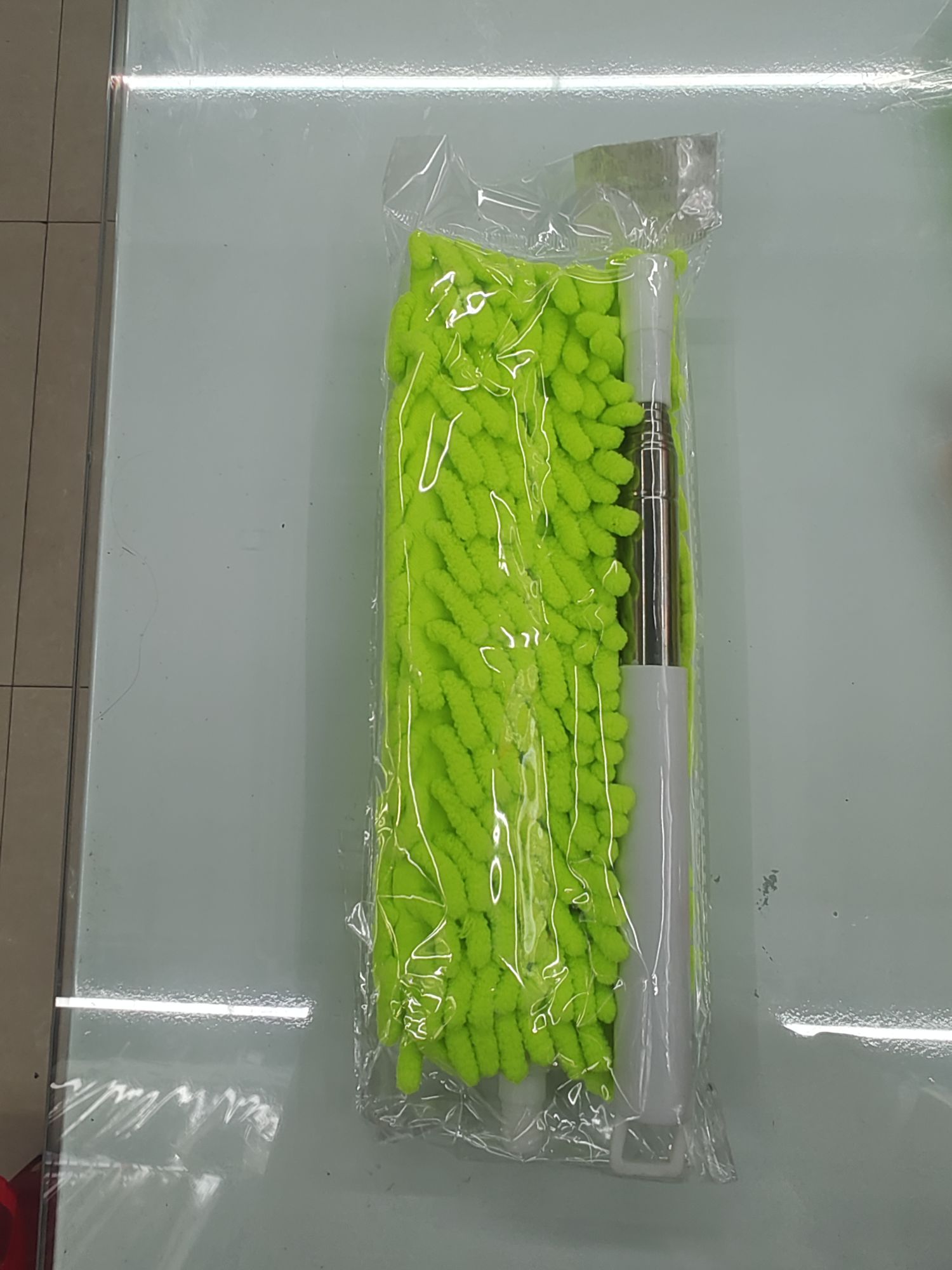 Dust brush gap brush telescopic rod Chenille dust duster JSJ-005 details Picture