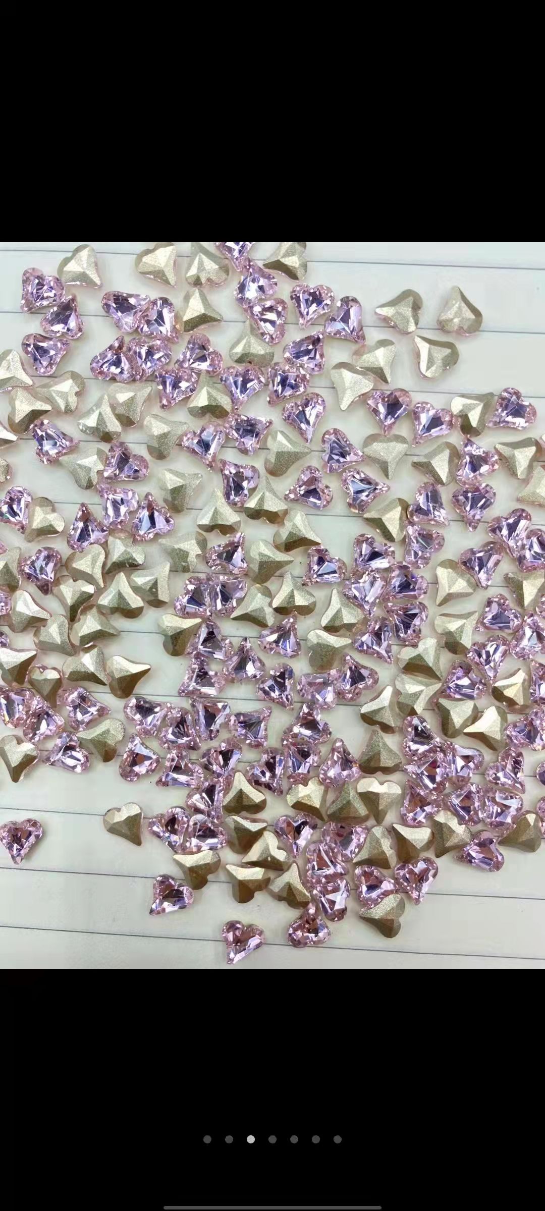 Manicura bugigantilla largo cuadrado espejo mágico diamante red diamante adorno estilo explosivo espejo superflash strass fondo plano diamante perfilado acabado 5002 Application Scenario