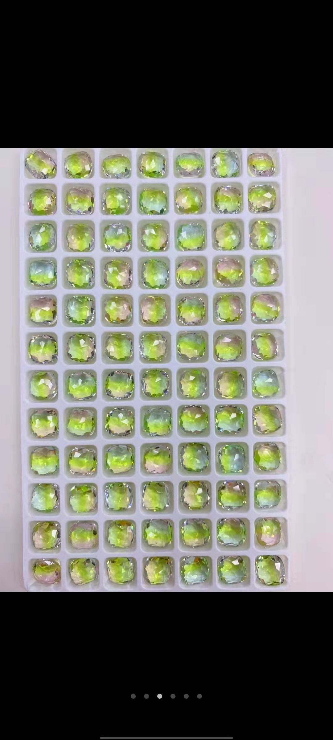 Nail art accessories: Rectangular magic mirror diamond, popular diamond jewelry, bestseller mirror super shiny water diamond, flat-bottomed irregular-shaped diamond jewelry 5004 detail image 4