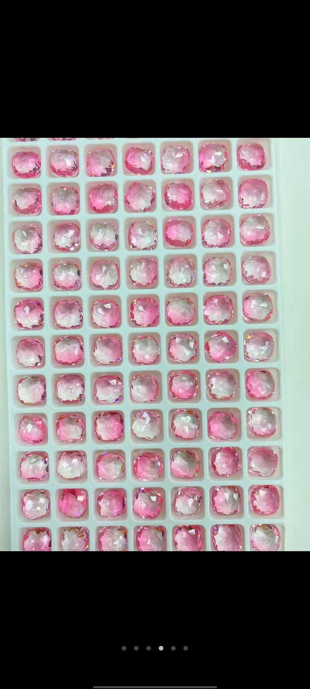 Nail art accessories: Rectangular magic mirror diamond, popular diamond jewelry, bestseller mirror super shiny water diamond, flat-bottomed irregular-shaped diamond jewelry 5004 detail image 3