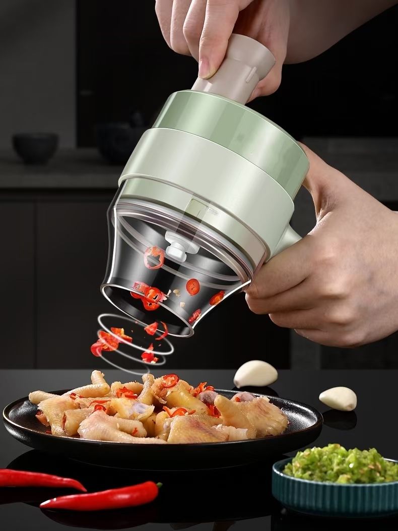 Multi-functional Gatlin electric garlic paste magic tool, garlic paste and mincing machine, garlic slicer and food processor detail image 2
