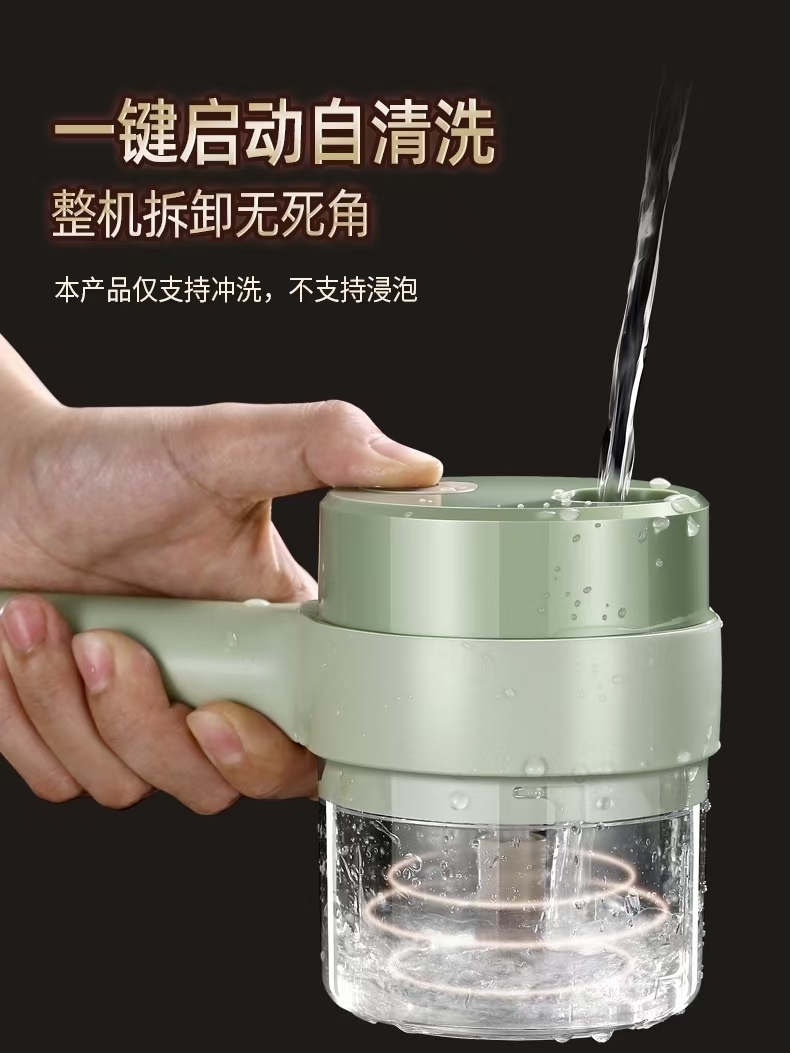 Multi-functional Gatlin electric garlic paste magic tool, garlic paste and mincing machine, garlic slicer and food processor details Picture