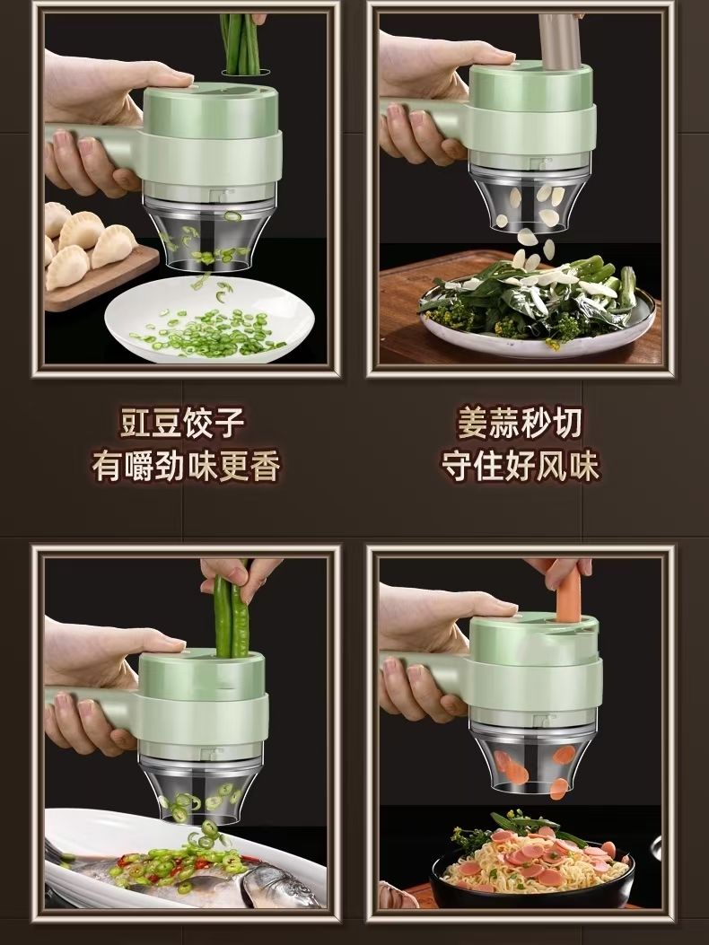 Multi-functional Gatlin electric garlic paste magic tool, garlic paste and mincing machine, garlic slicer and food processor detail image 7
