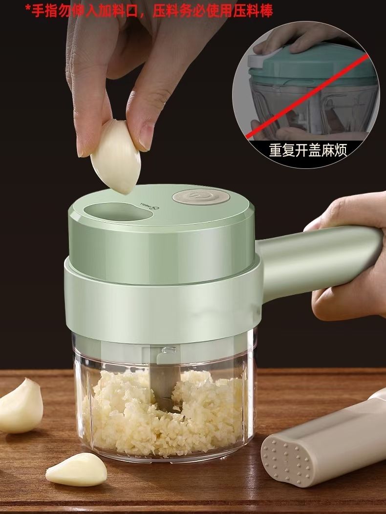 Multi-functional Gatlin electric garlic paste magic tool, garlic paste and mincing machine, garlic slicer and food processor detail image 6