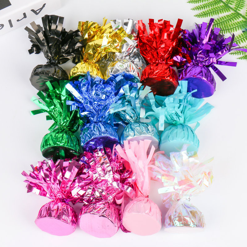 Balloon accessories, gravity blocks, aluminum foil balloons, multi-color film load-bearing bases, balloon load-bearing hangers, pendants