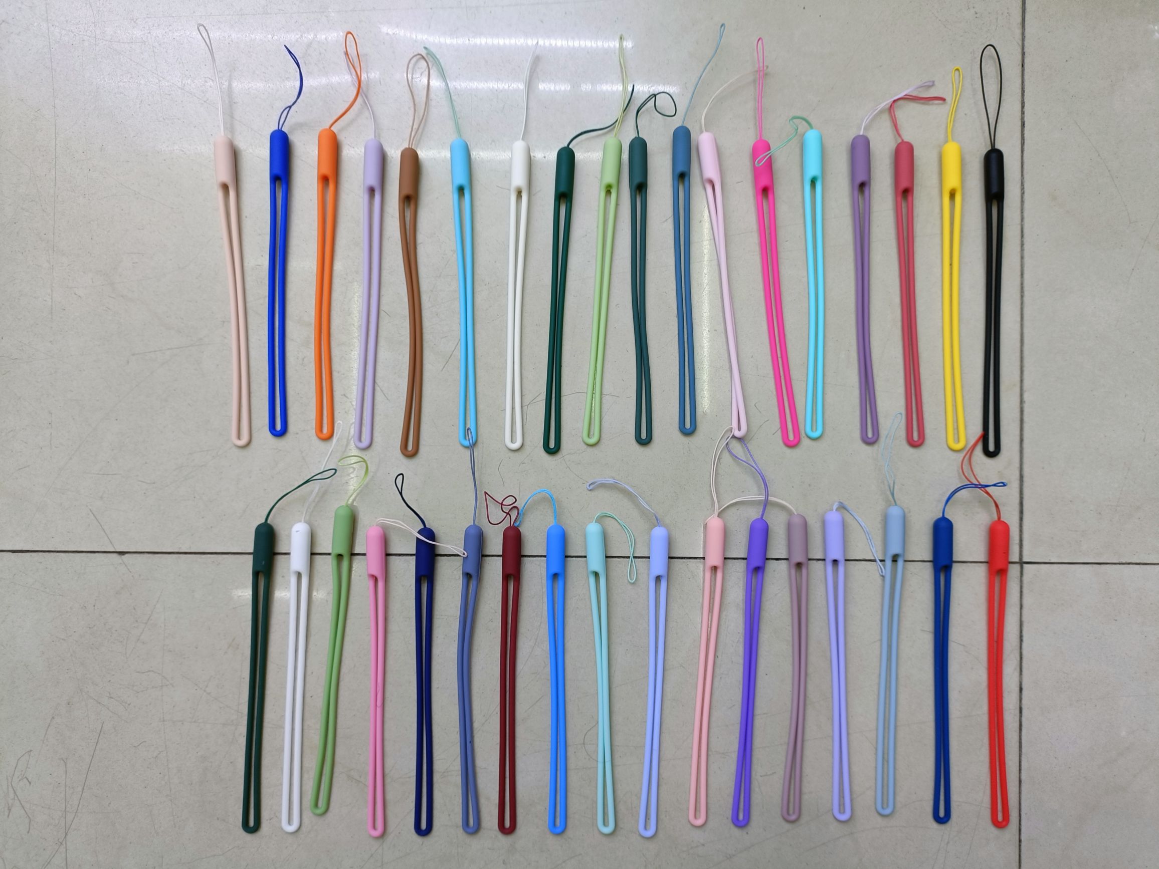 硅胶手机挂绳 散装100一中包