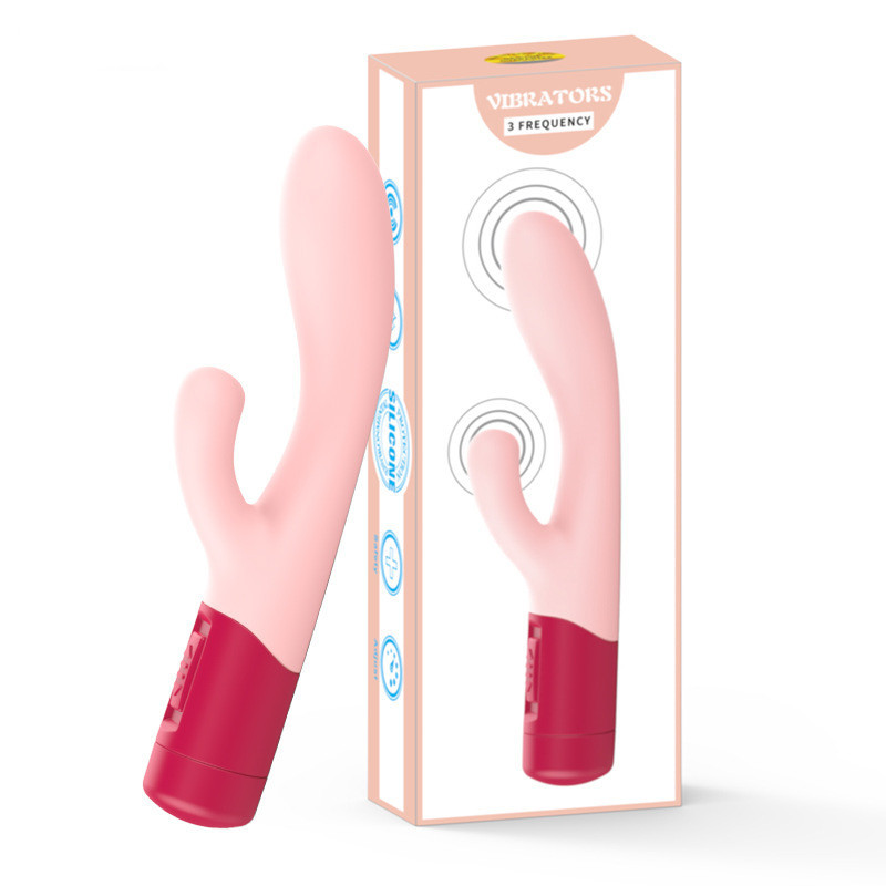 3频震动女用刺🐔银道硅胶按摩震动棒电池款VIBRATOR