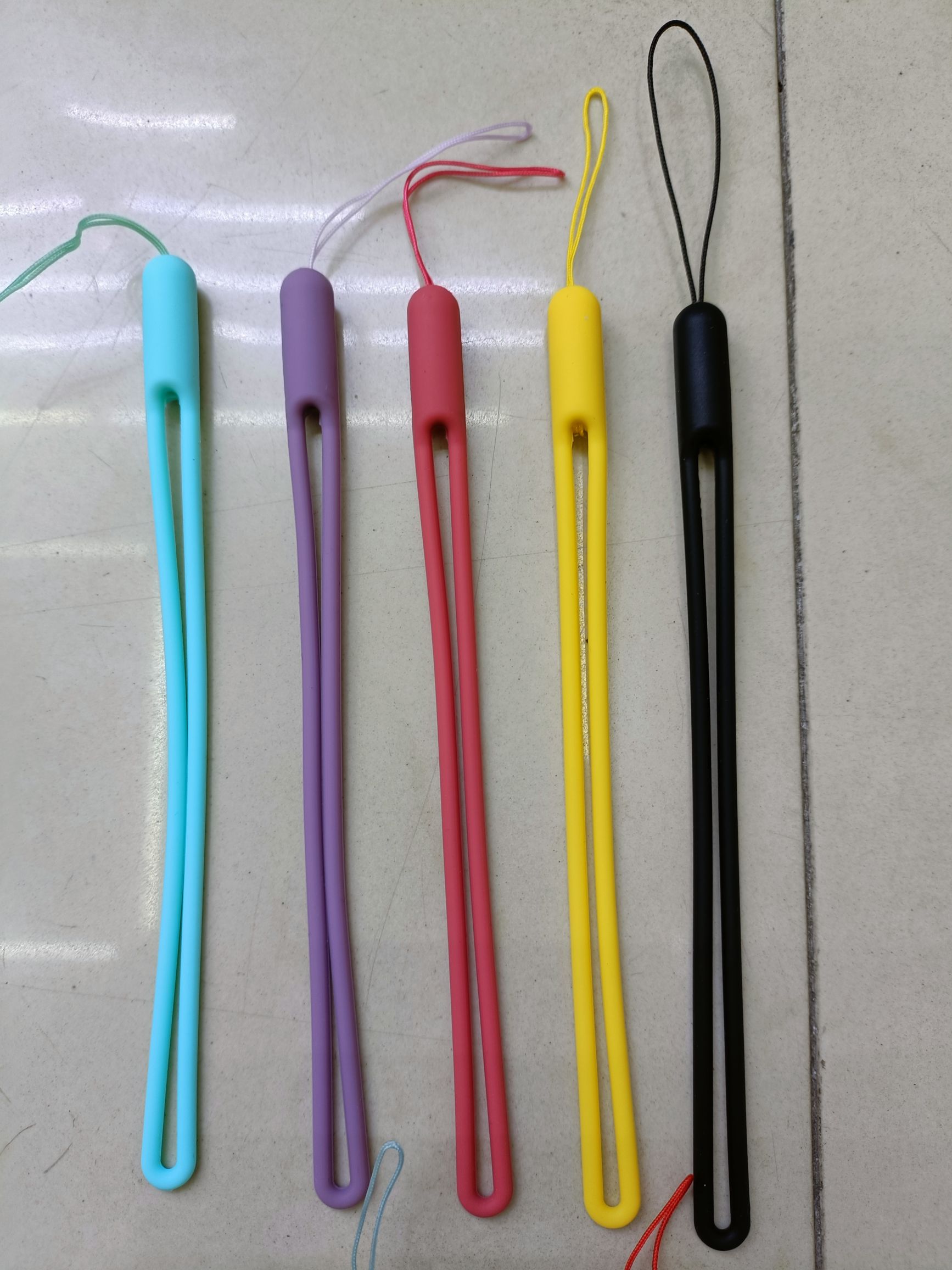 硅胶手机挂绳 散装100一中包详情图4