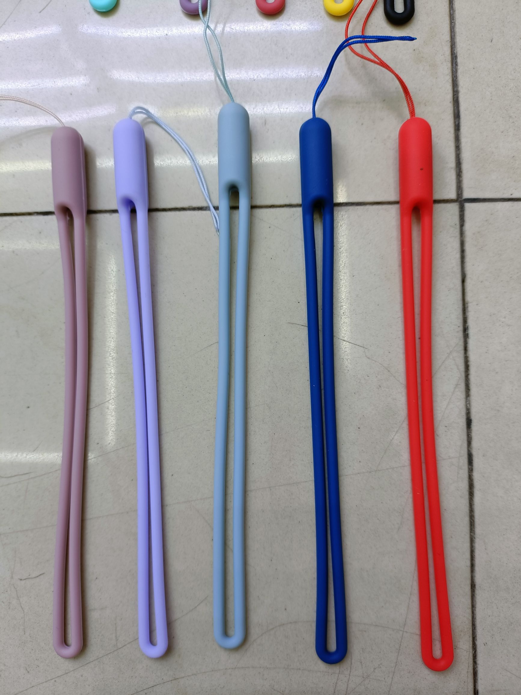 硅胶手机挂绳 散装100一中包详情图5