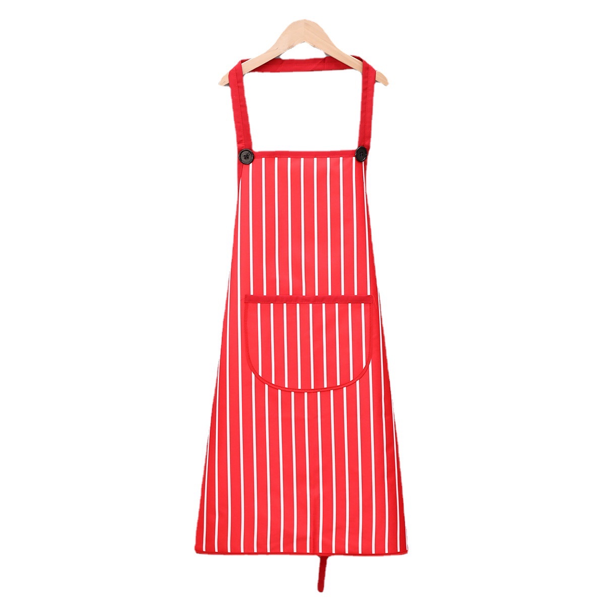 New household apron, striped halter apron, waterproof apron, wholesale advertisement, Korean version apron Item Picture