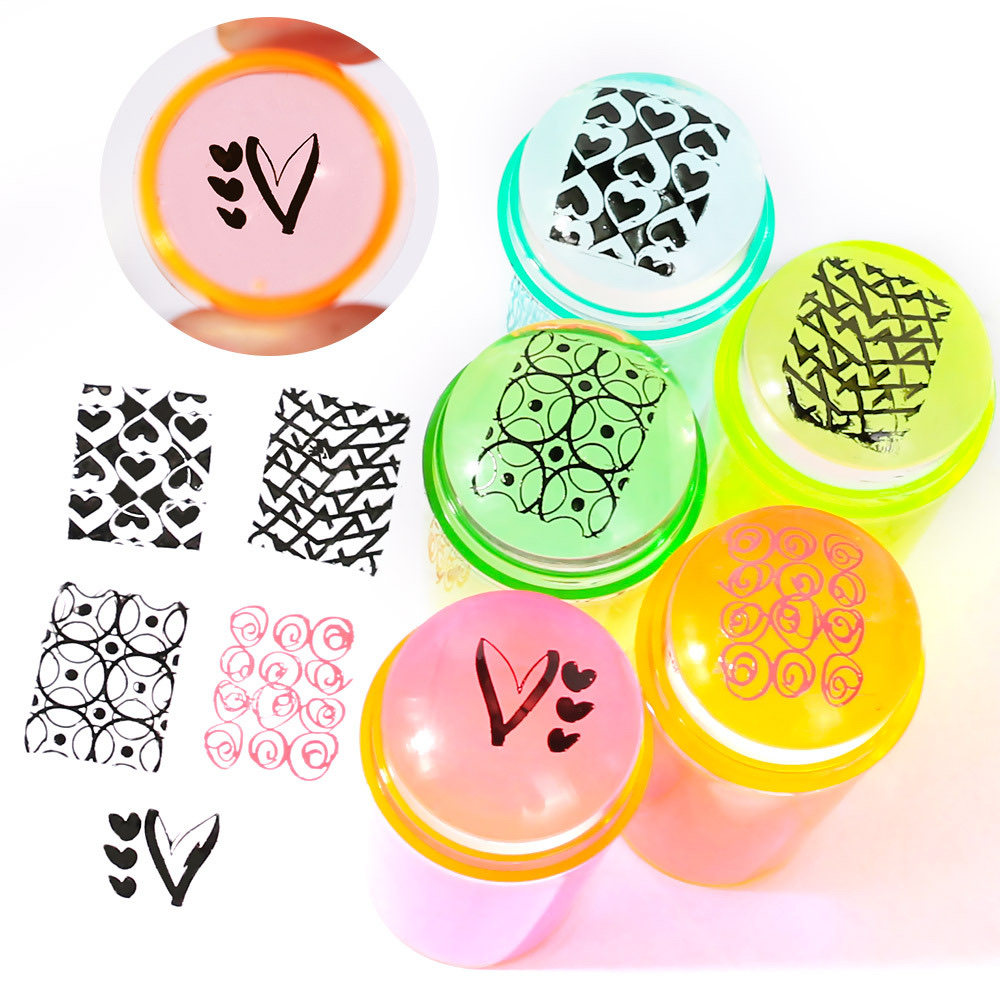 荧光系列 转印硅胶印章。