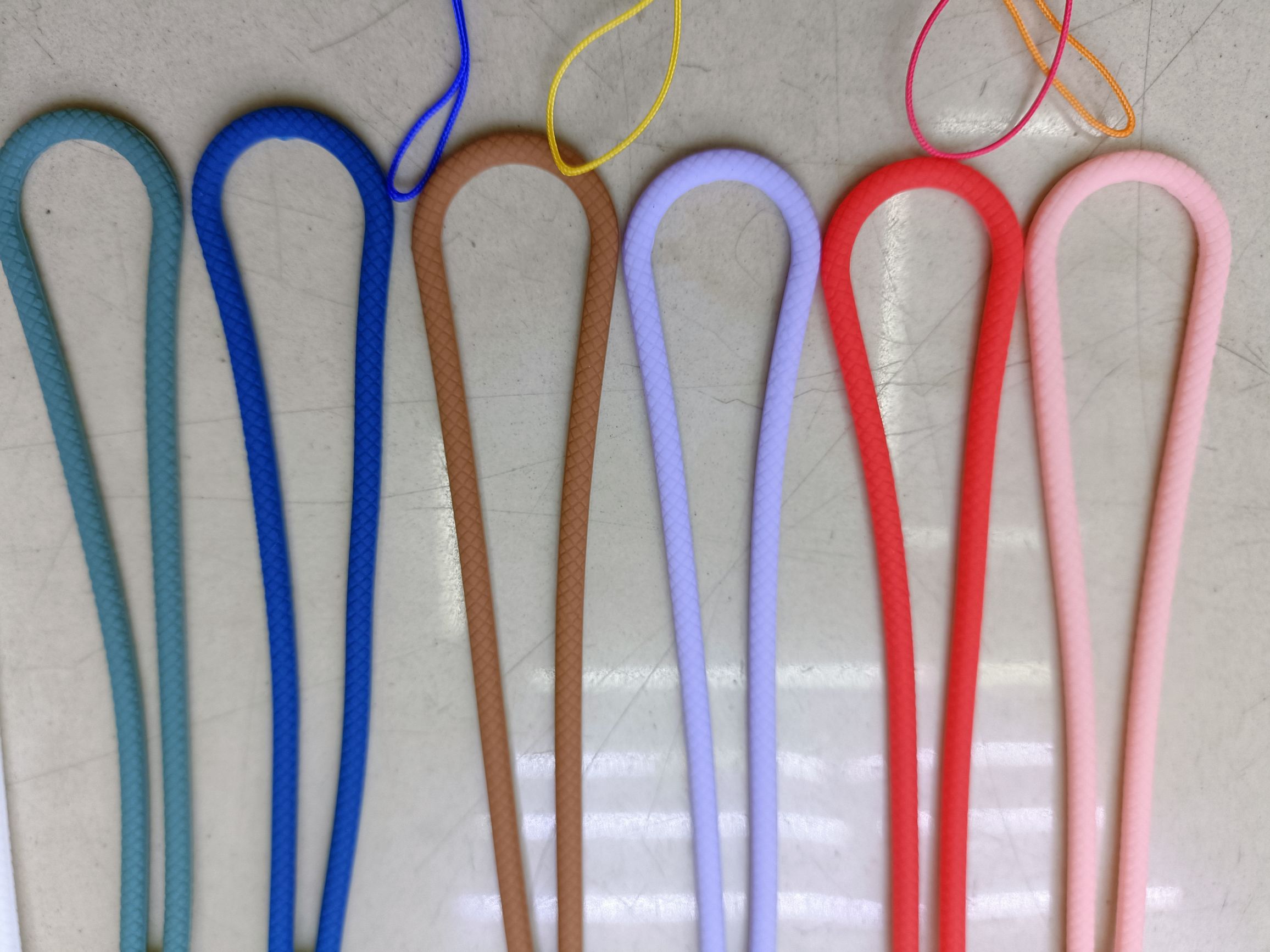 手机挂绳/硅胶挂绳/纹路挂绳细节图