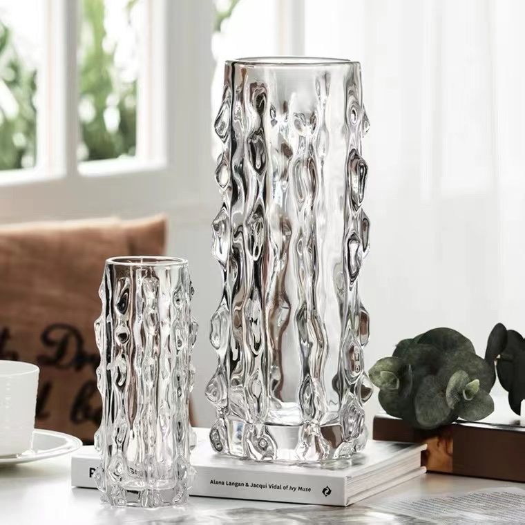Chu Guang Glass Crystal Glass Vase, home decoration Glass vase, Hydroponic Vase, Sea Cucumber Vase details Picture