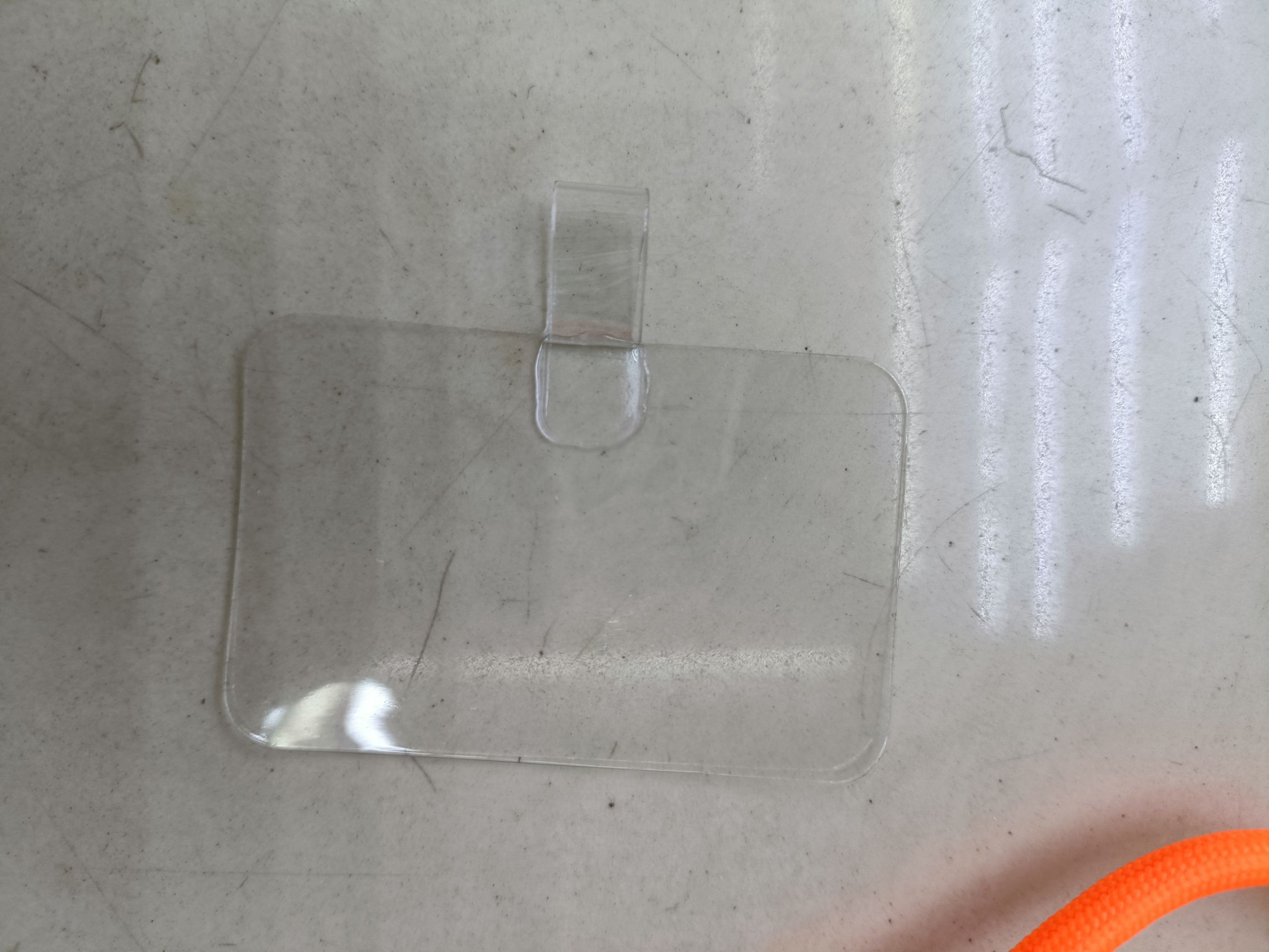 Single transparent soft sheet gasket for mobile phone lanyard detail image 7
