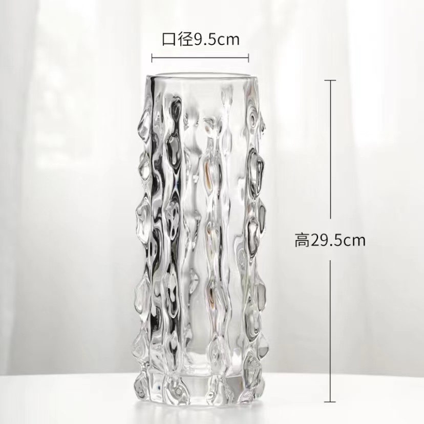 Chu Guang Glass Crystal Glass Vase, home decoration Glass vase, Hydroponic Vase, Sea Cucumber Vase Application Scenario