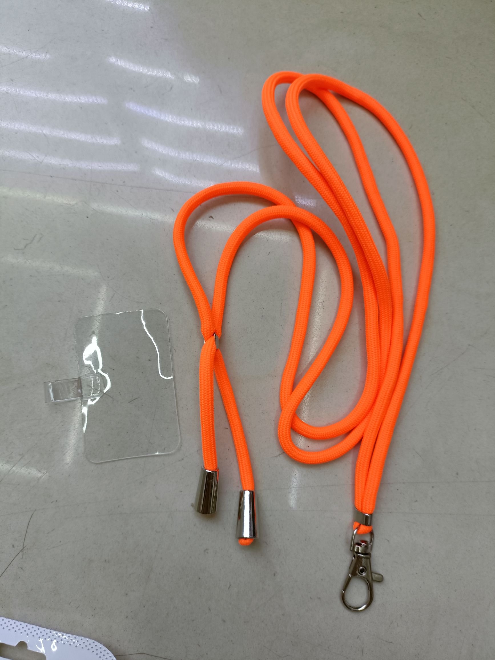 Single transparent soft sheet gasket for mobile phone lanyard detail image 8