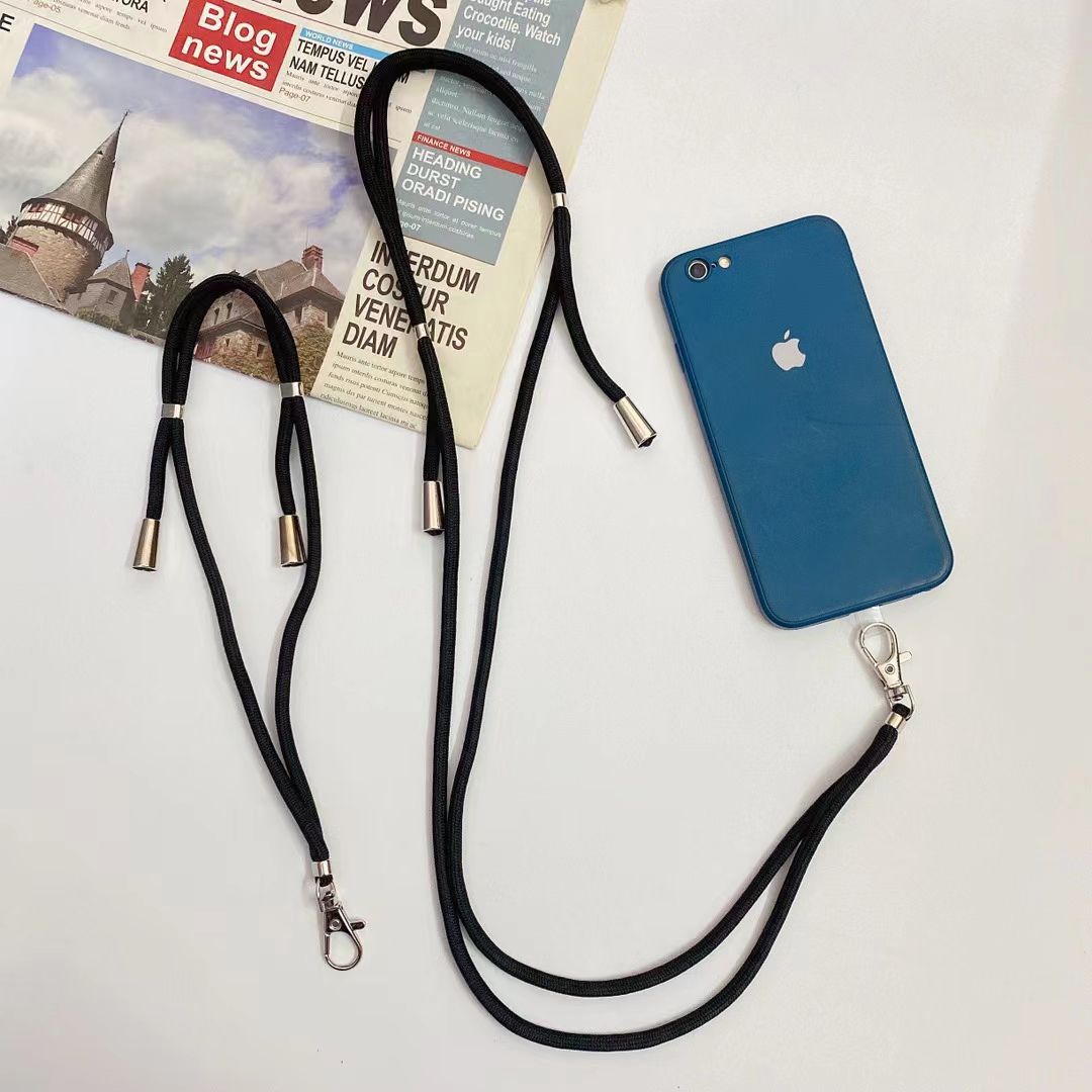 Single transparent soft sheet gasket for mobile phone lanyard detail image 6