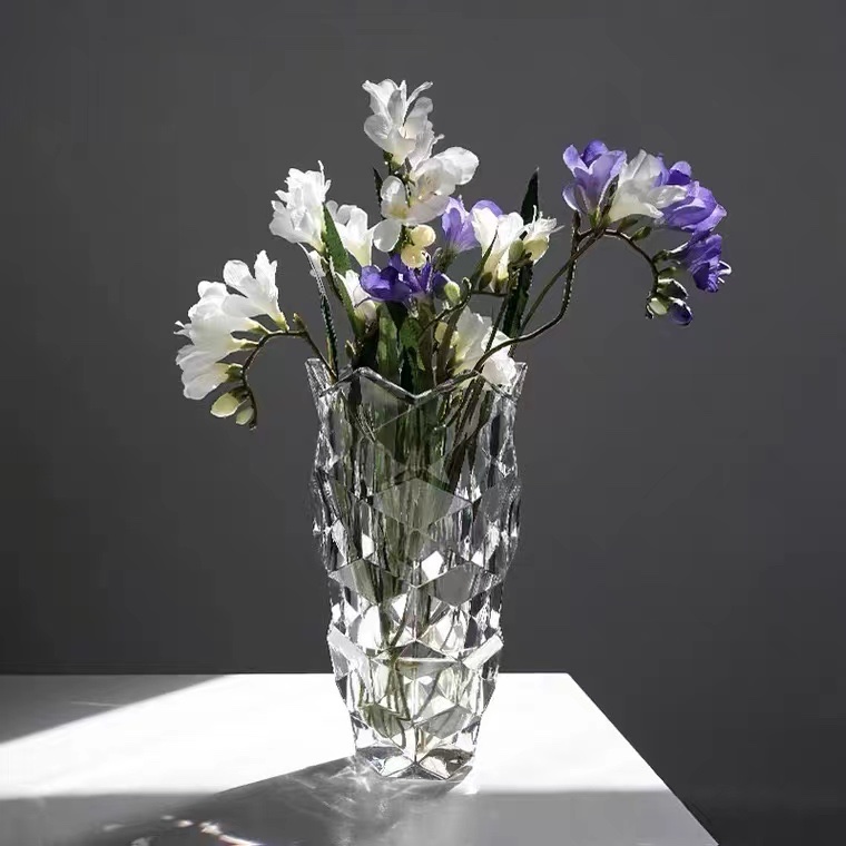 Chu Guang Glass Crystal Glass Vase, home decoration glass vase, Hydroponic vase Specification image