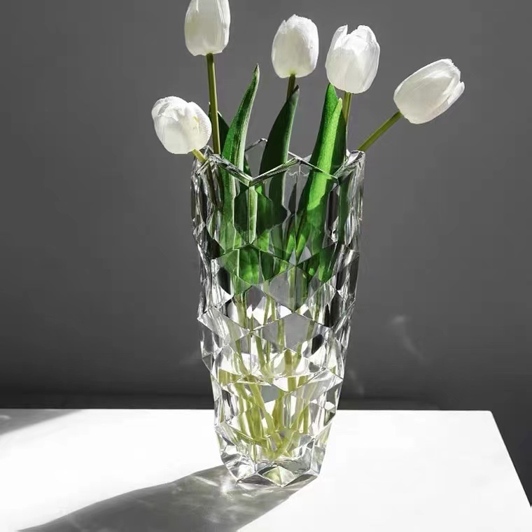 Chu Guang Glass Crystal Glass Vase, home decoration glass vase, Hydroponic vase
