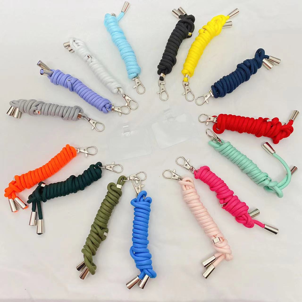 Single transparent soft sheet gasket for mobile phone lanyard detail image 3