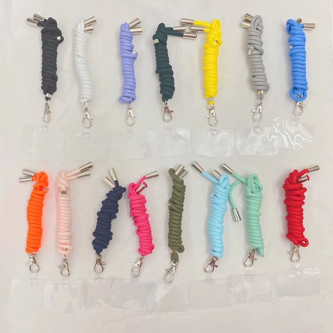 Single transparent soft sheet gasket for mobile phone lanyard detail image 4