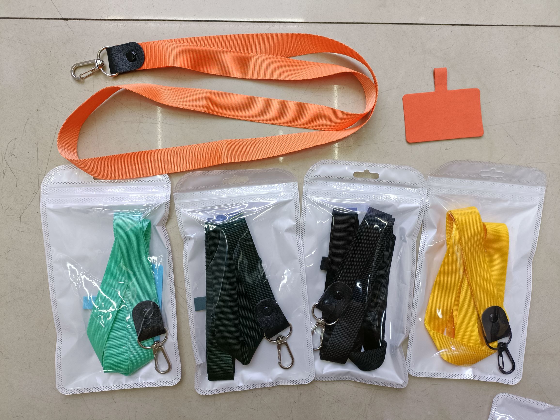 宽绳 彩色垫片 手机挂绳