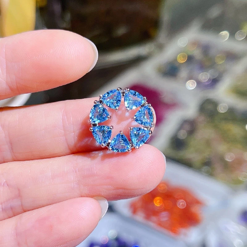 Rainbow Pendant Series AAA Zircon crystal inlaid from the original factory, simple yet elegant gold-plated colored zirconium detail image 6