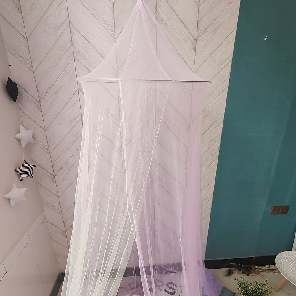 成人圆顶钢丝蚊帐 彩色彩虹加密折叠蚊帐 学生儿童宿舍吊挂蚊帐详情图4