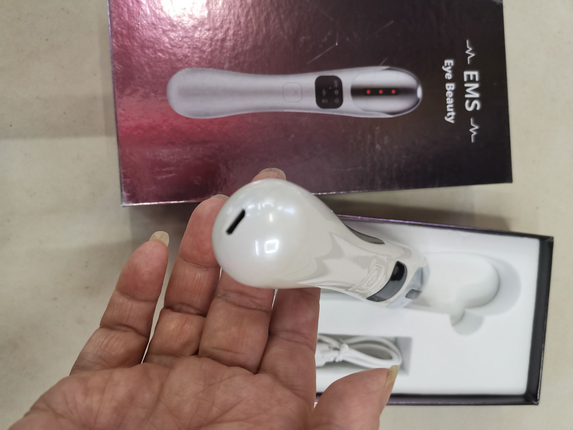 USB充电微电流美眼仪智能眼部按摩仪彩光护眼震动美容仪按摩器详情图5