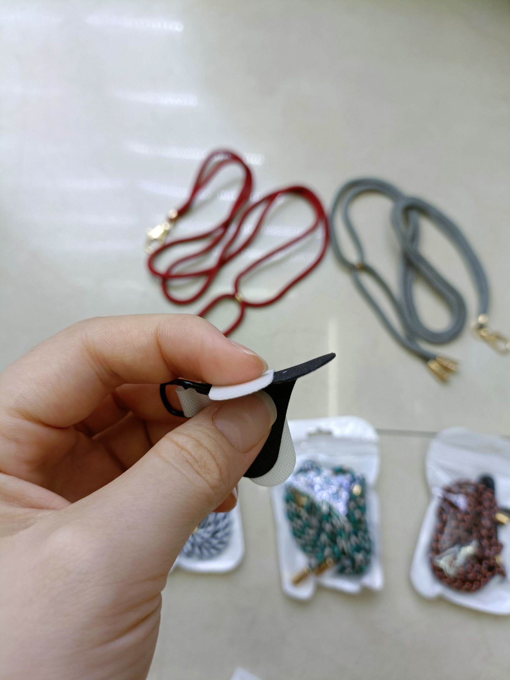 彩绳 手机挂绳 小片垫片详情图3