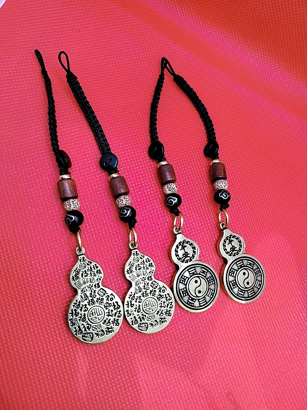 Copper keychain pendants, multicolor tassels, ethnic scenic area street stall hanging car pendants, Shunli Accessories Store details Picture