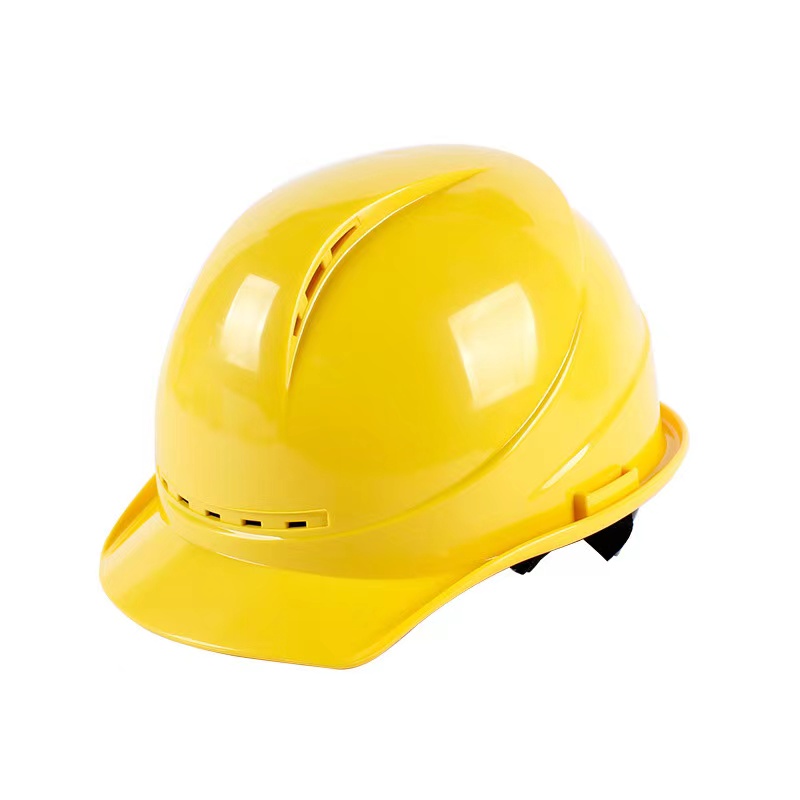 厂家直供 工地加厚透气款ABS安全帽 建筑旷工工人防砸头盔  可印LOGO图