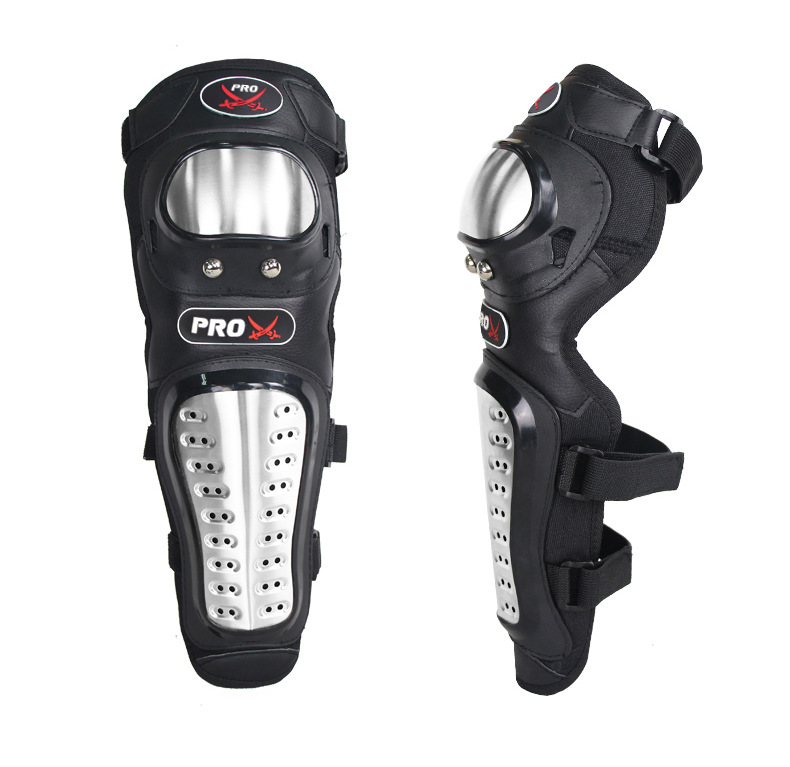 PRO X Motorcycle Protective Gear Knee and Elbow Guard Four-piece Set Stainless steel Riding Rider anti-fall protective gear for off-road use detail image 3