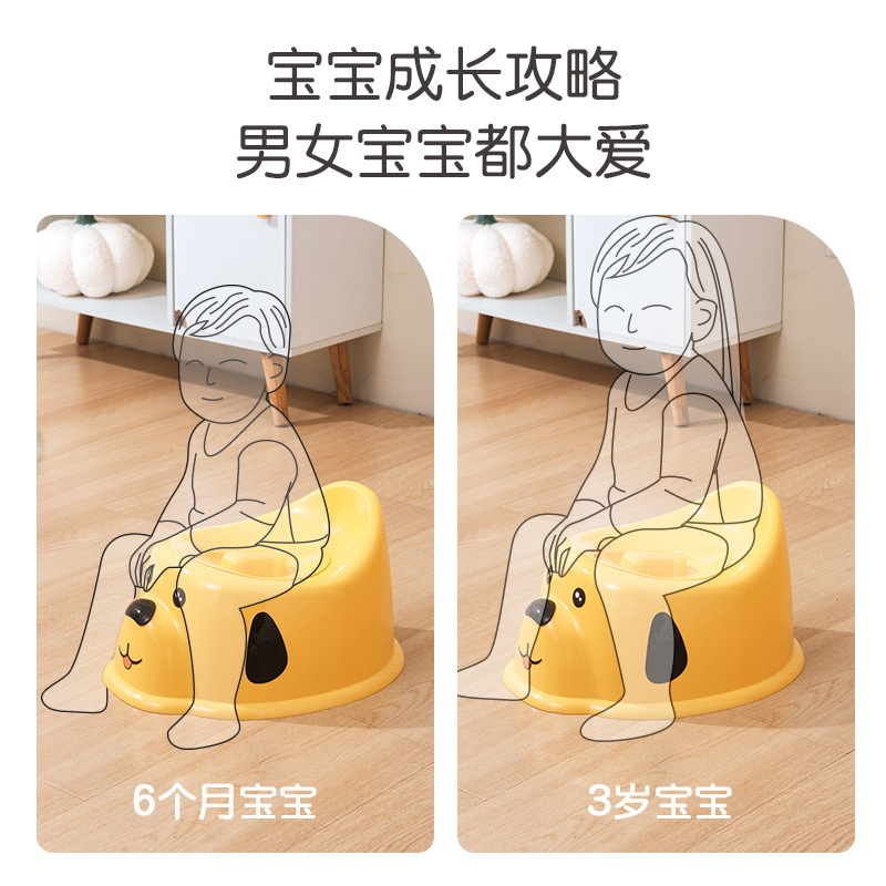 C43-8202儿童坐便器卡通可爱简易小马桶宝宝独立如厕训练塑料制品详情图3