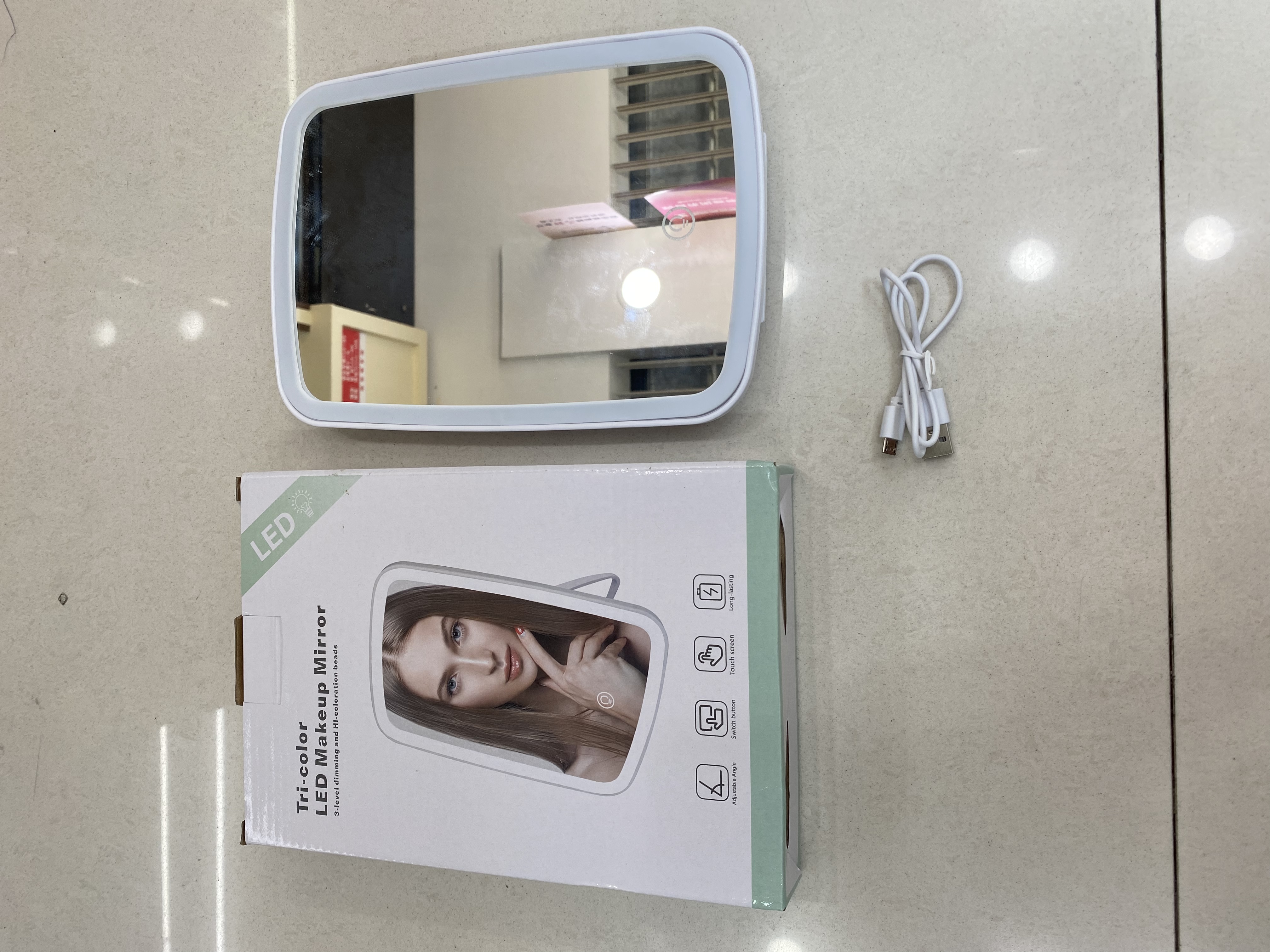 088 Three-color makeup mirror