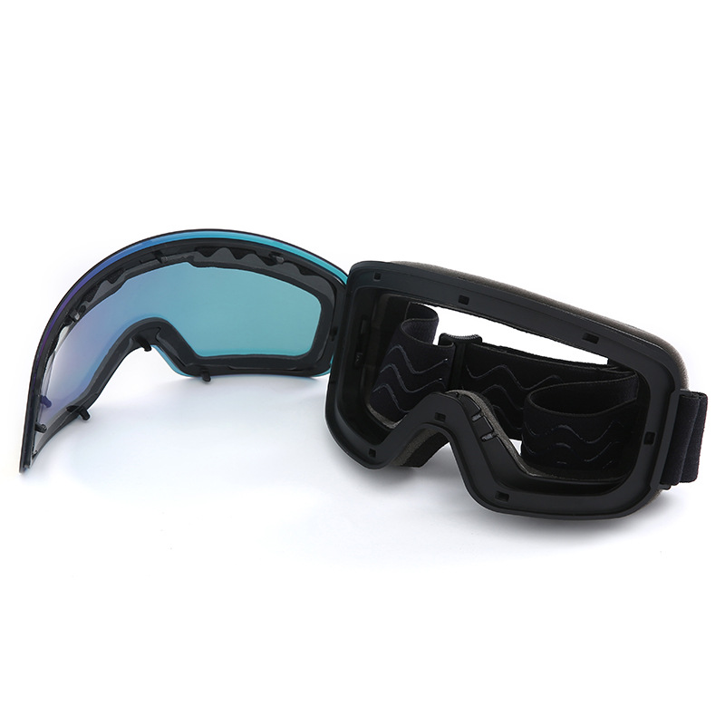 柱面真膜滑雪眼镜REVO双层防雾风镜雪地护目镜详情图7