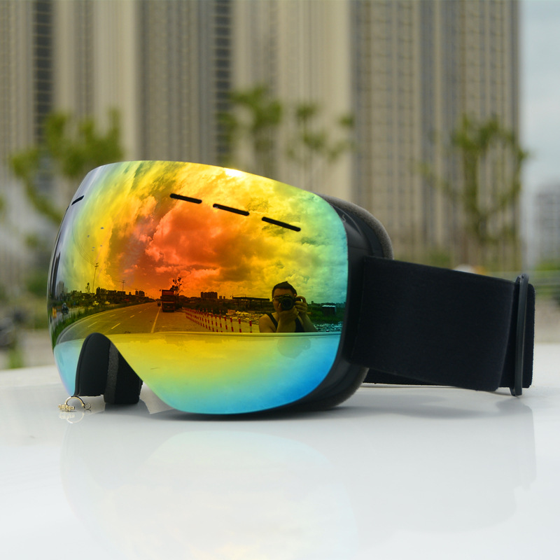Adult ski goggles, large spherical glasses, KOCar myopia glasses /HX06 double-layer anti-fog Application Scenario